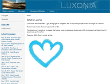 Tablet Screenshot of luxonia.com